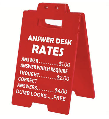 Desk Mood Sign