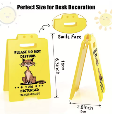 Desk Mood Sign