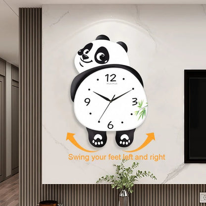 Funny Panda Clock