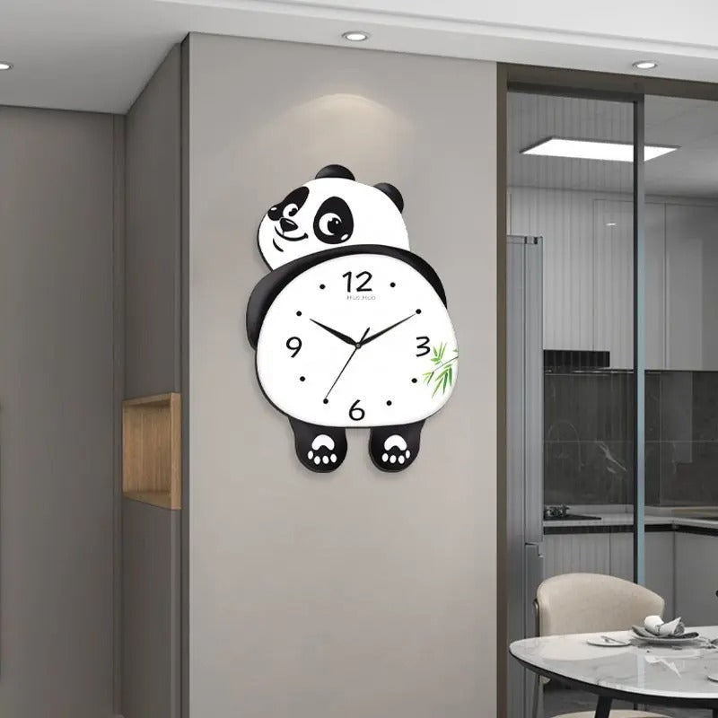 Funny Panda Clock