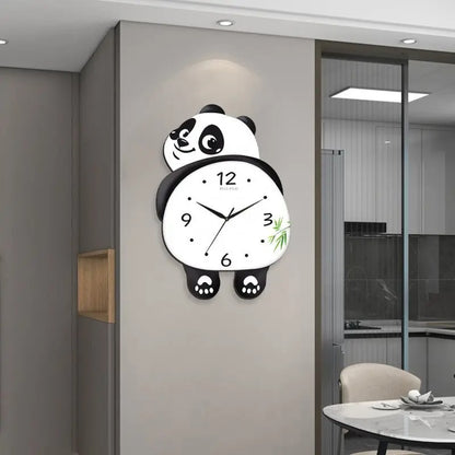 Funny Panda Clock